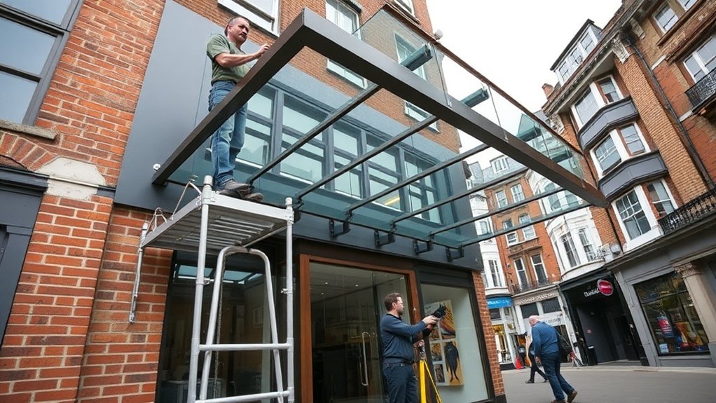 Shopfront Canopy Manor Park